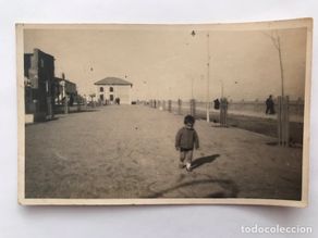 Fotografia antiga: VINAROZ, Castellon. Antigua fotografía del Paseo Maritimo (h.1930?)